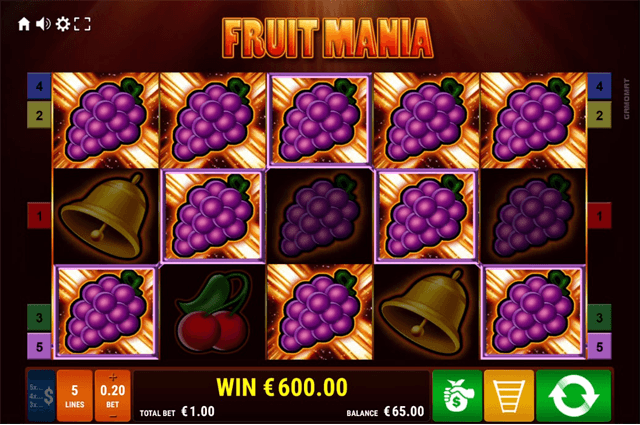 game mania fruit slot